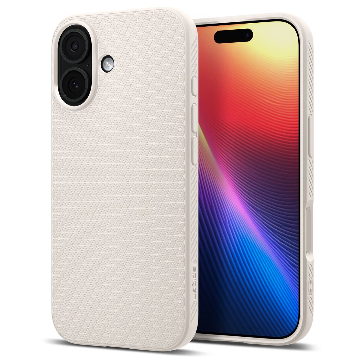 Spigen Liquid Air, natural titanium - iPhone 17 (1)