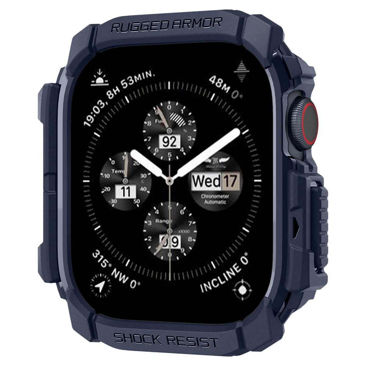 Spigen Rugged Armor, navy blue - Apple Watch 10 46mm (14)