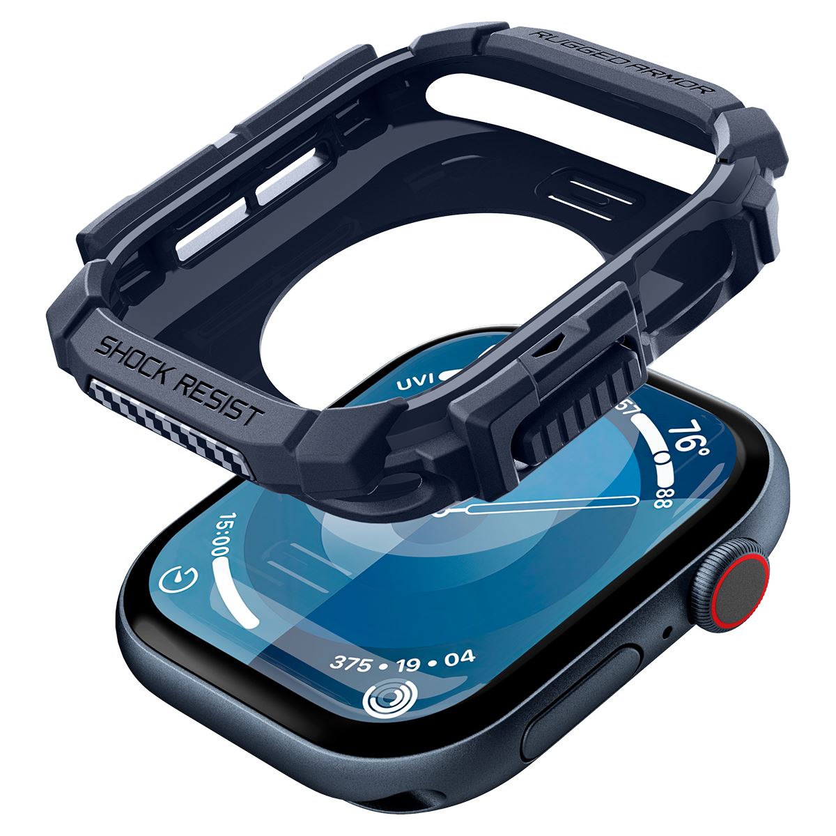 Spigen Rugged Armor, navy blue - Apple Watch 10 46mm (5)
