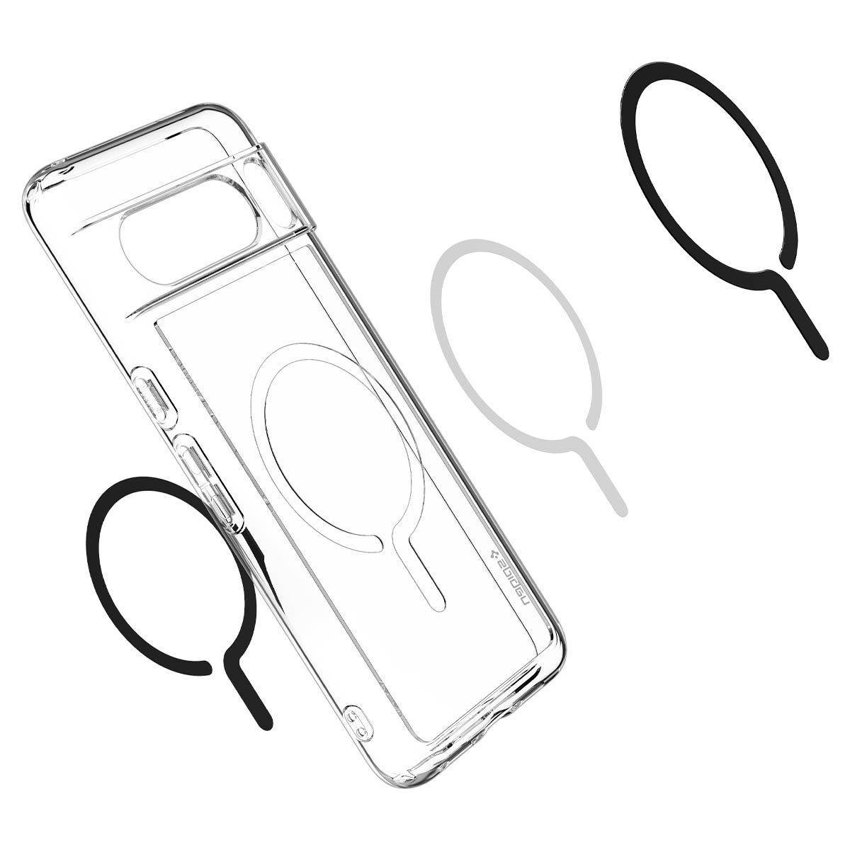 Spigen Ultra Hybrid OneTap Metal Ring MagSafe, black - Google Pixel 8 Pro (10)