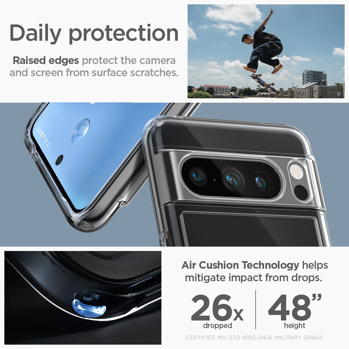 Spigen Ultra Hybrid OneTap Metal Ring MagSafe, black - Google Pixel 8 Pro (16)