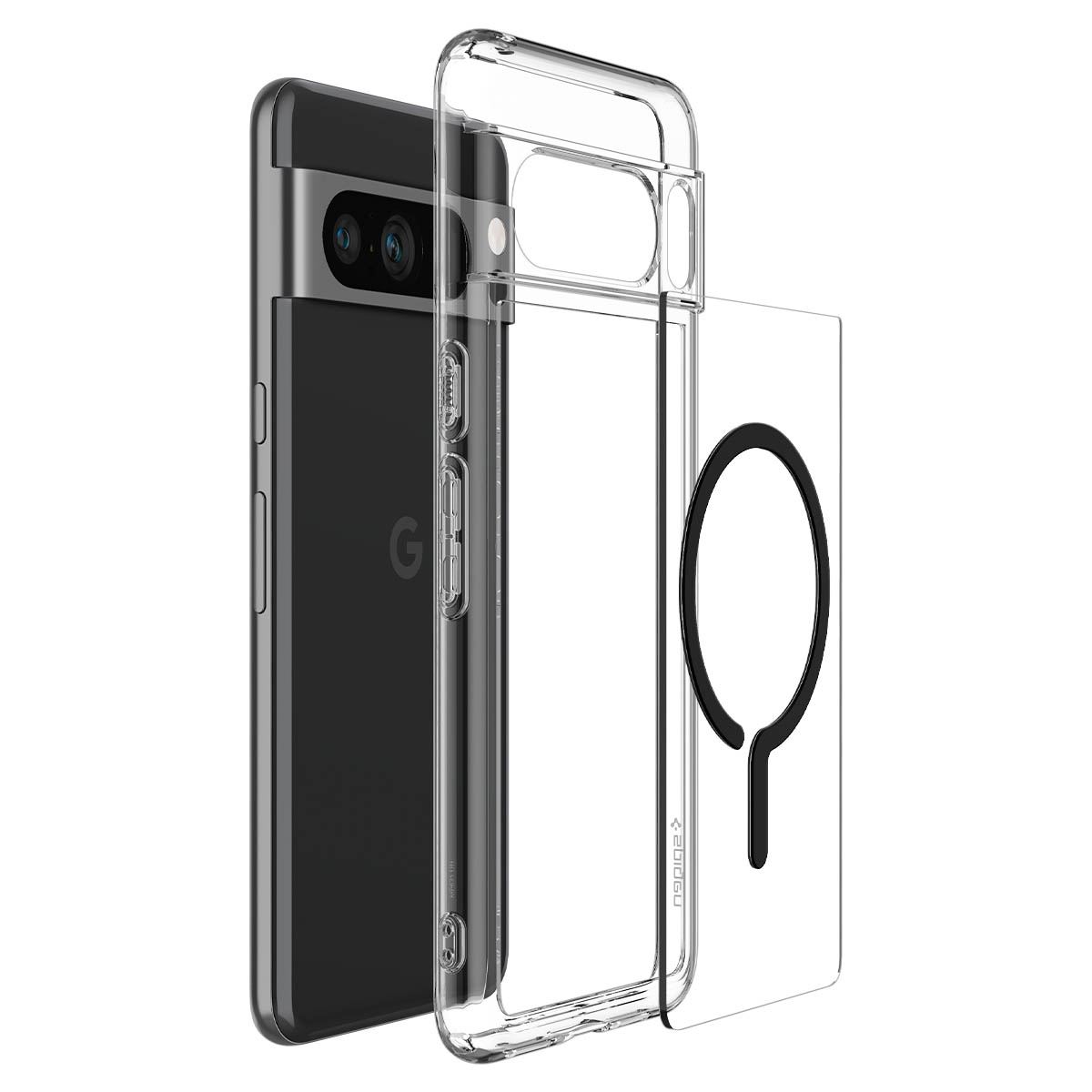 Spigen Ultra Hybrid OneTap Metal Ring MagSafe, black - Google Pixel 8 Pro (9)