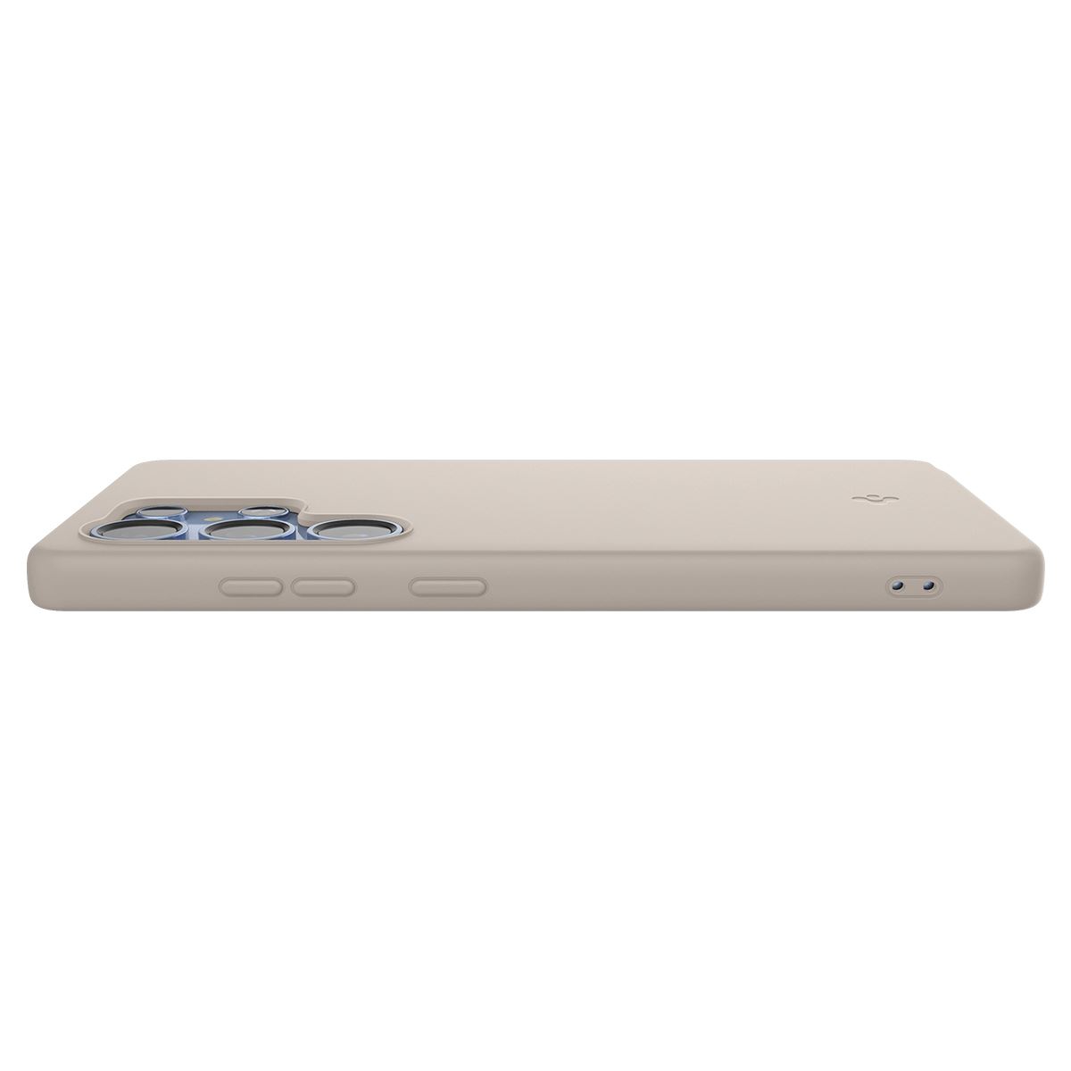 Spigen Silicone Fit MagSafe, natural titanium - Samsung Galaxy S25 Ultra (10)