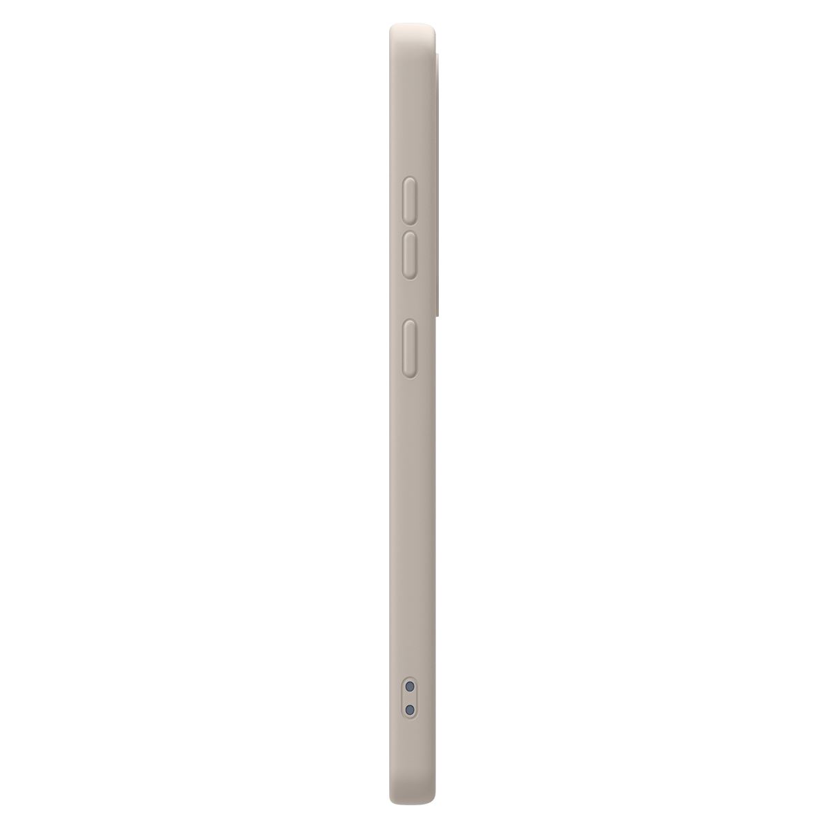 Spigen Silicone Fit MagSafe, natural titanium - Samsung Galaxy S25 Ultra (4)