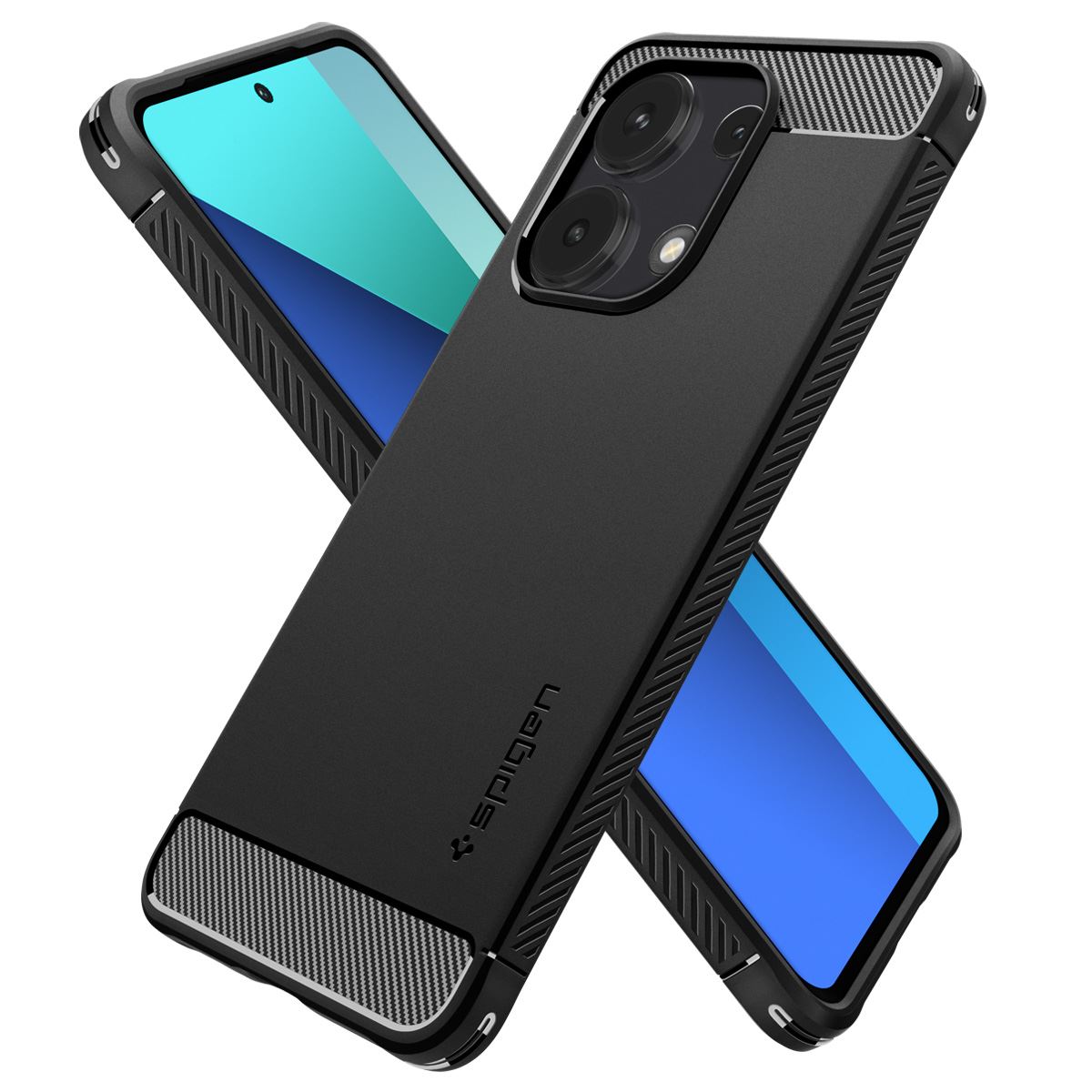 Spigen Rugged Armor, matte black - Xiaomi Redmi Note 13 (3)