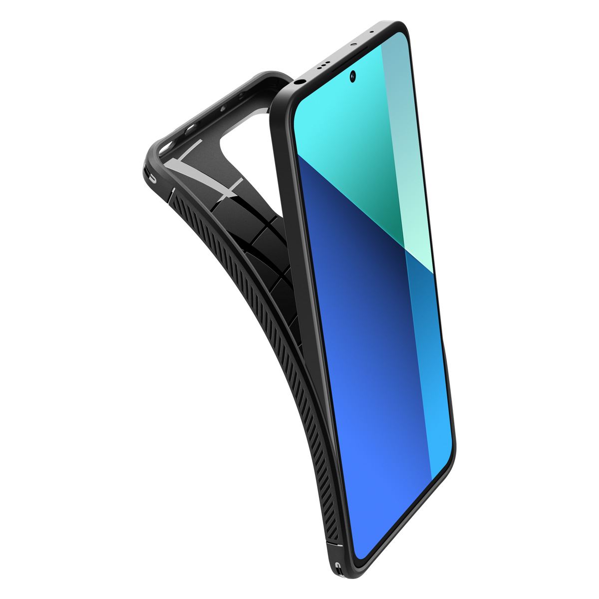Spigen Rugged Armor, matte black - Xiaomi Redmi Note 13 (8)