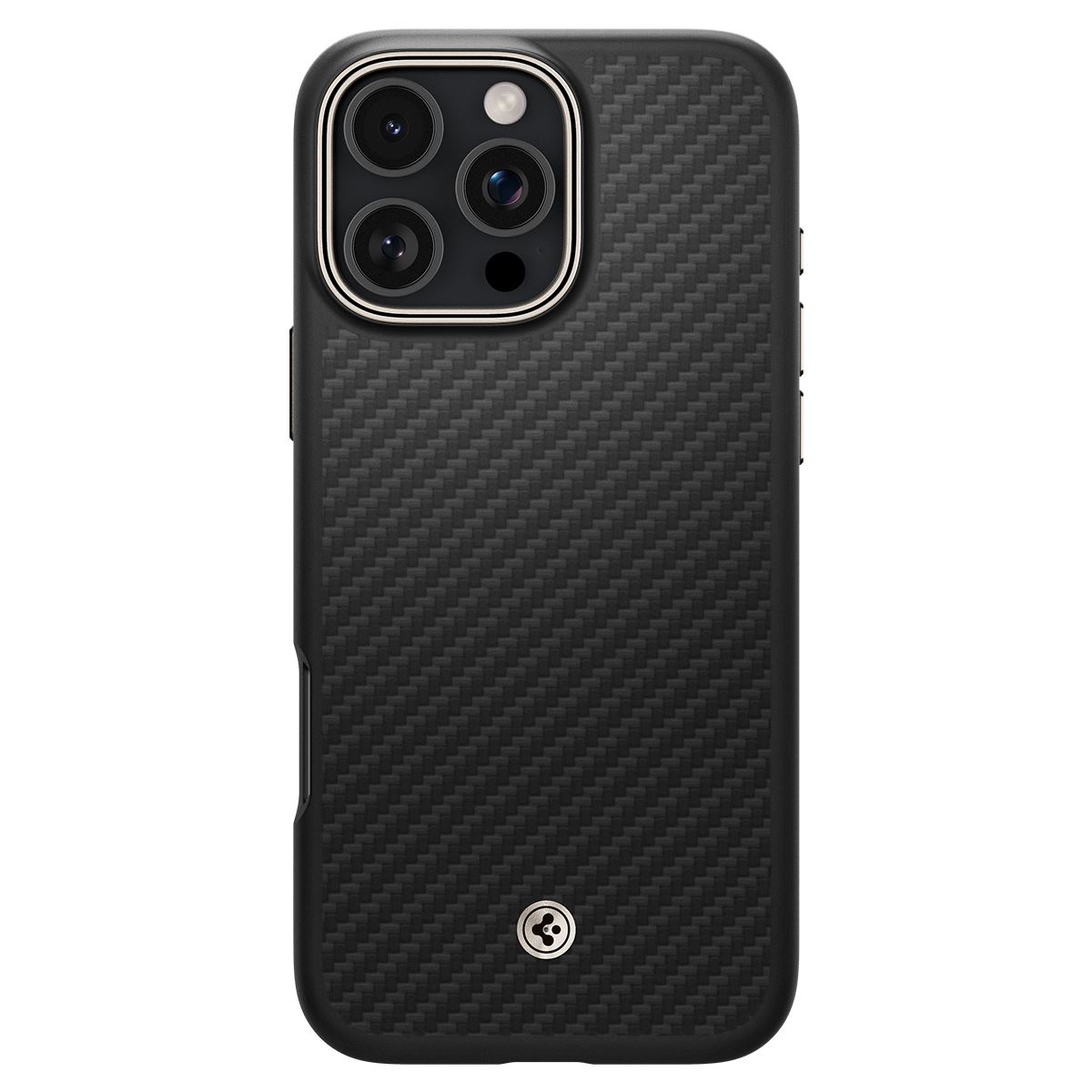 Spigen Enzo Aramid, black natural - iPhone 16 Pro Max (2)