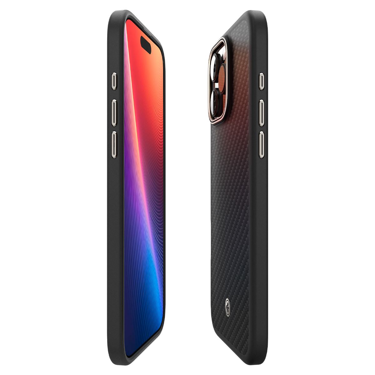 Spigen Enzo Aramid, black natural - iPhone 16 Pro Max (6)