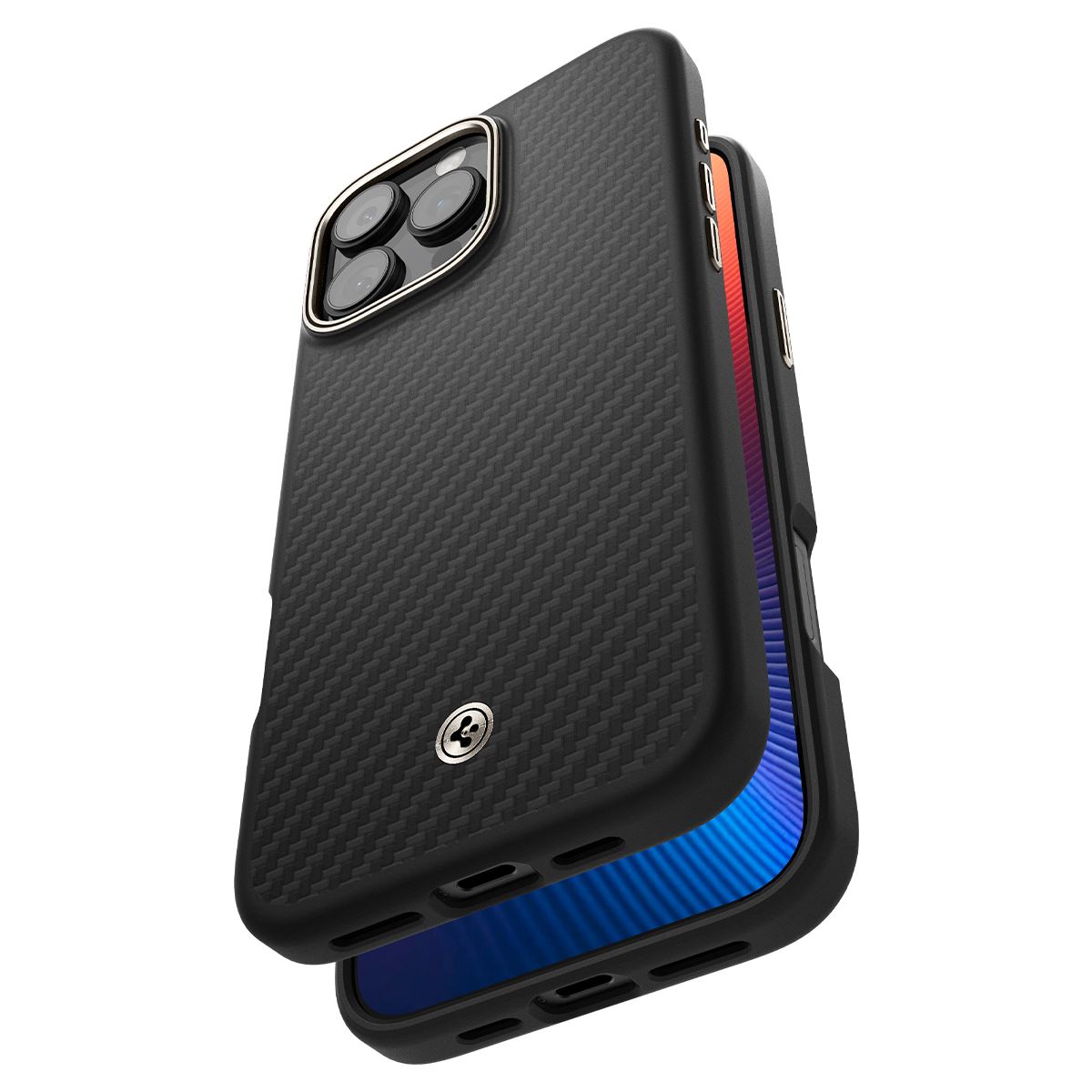 Spigen Enzo Aramid, black natural - iPhone 16 Pro Max (7)