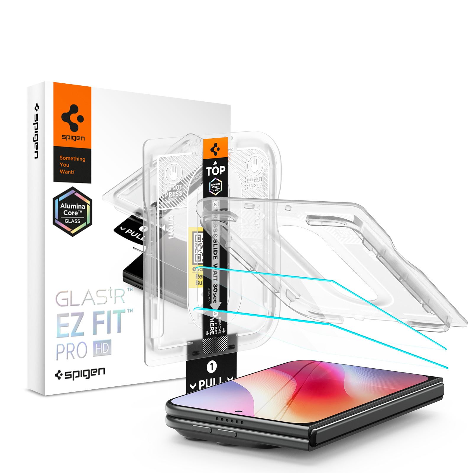 Spigen Glass tR EZ Fit Pro HD 2 Pack - iPhone Duo (1)