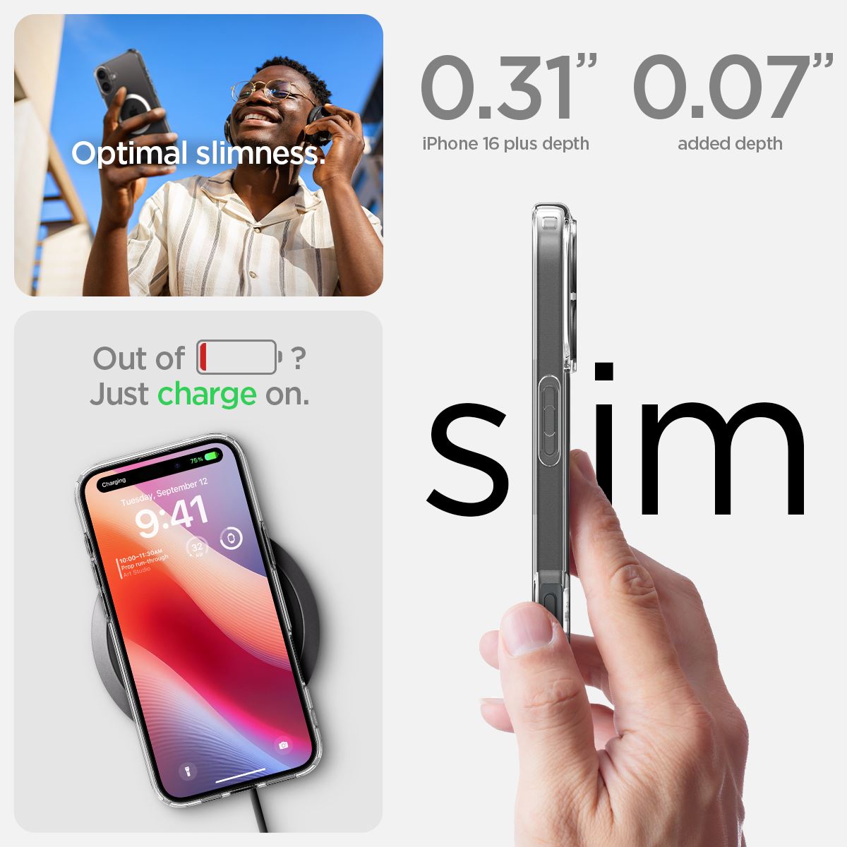 Spigen Ultra Hybrid MagSafe, white - iPhone 16 Plus (14)