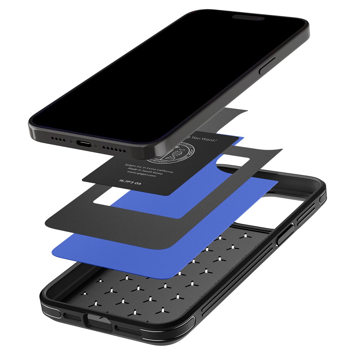 Spigen Cryo Armor, cryo blue - iPhone 15 Pro Max (11)