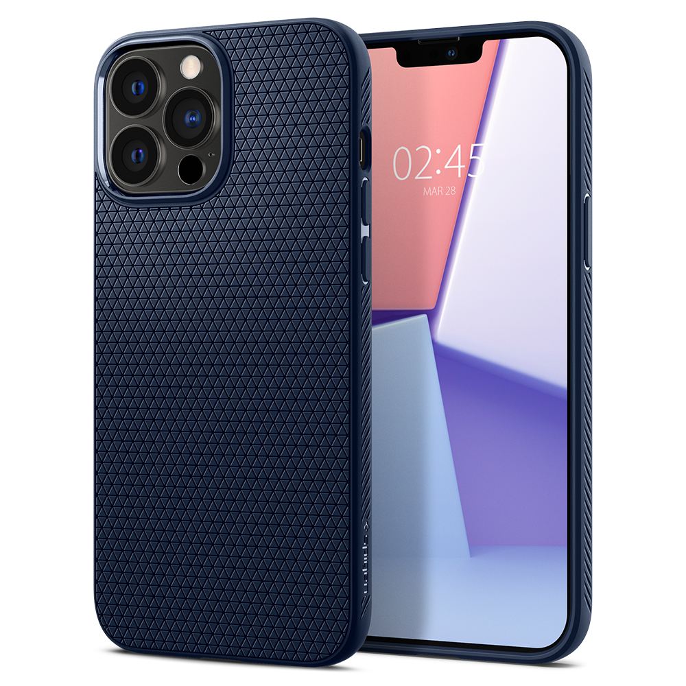 Spigen Liquid Air, navy blue - iPhone 13 Pro (1)