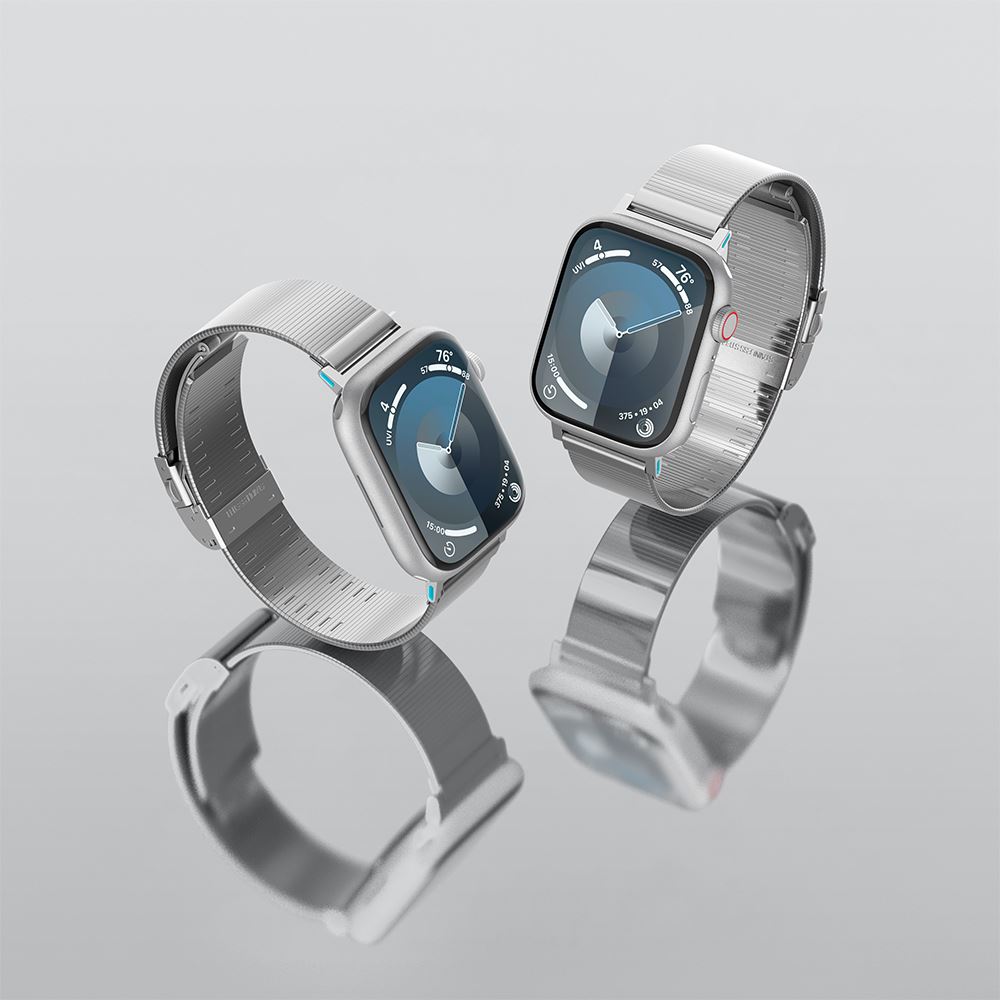 Spigen Sleek Link, silver - Apple Watch 49mm/46mm/45mm/44mm/42mm (11)