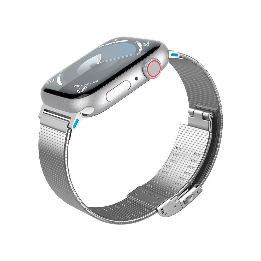 Spigen Sleek Link, silver - Apple Watch 49mm/46mm/45mm/44mm/42mm (12)
