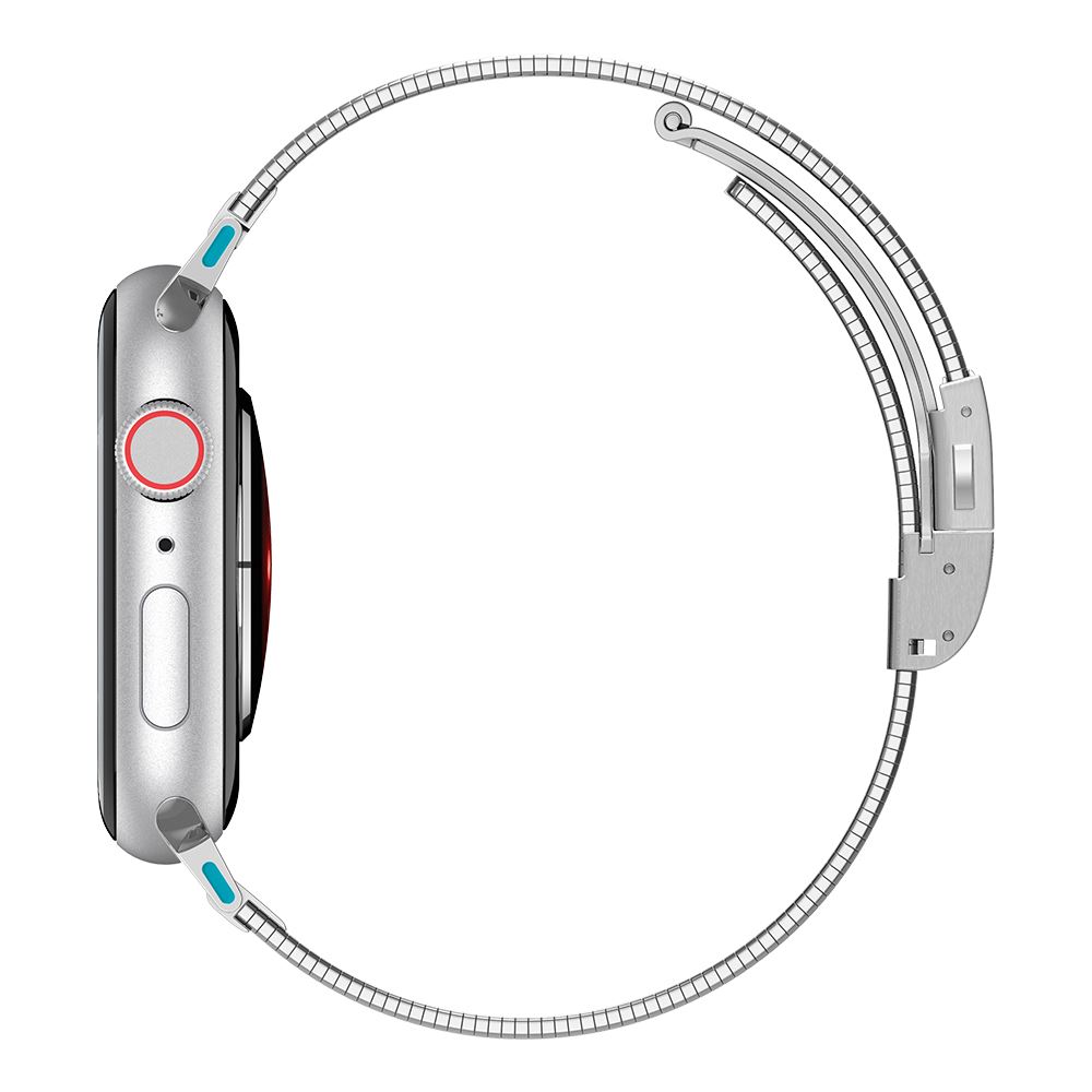 Spigen Sleek Link, silver - Apple Watch 49mm/46mm/45mm/44mm/42mm (4)