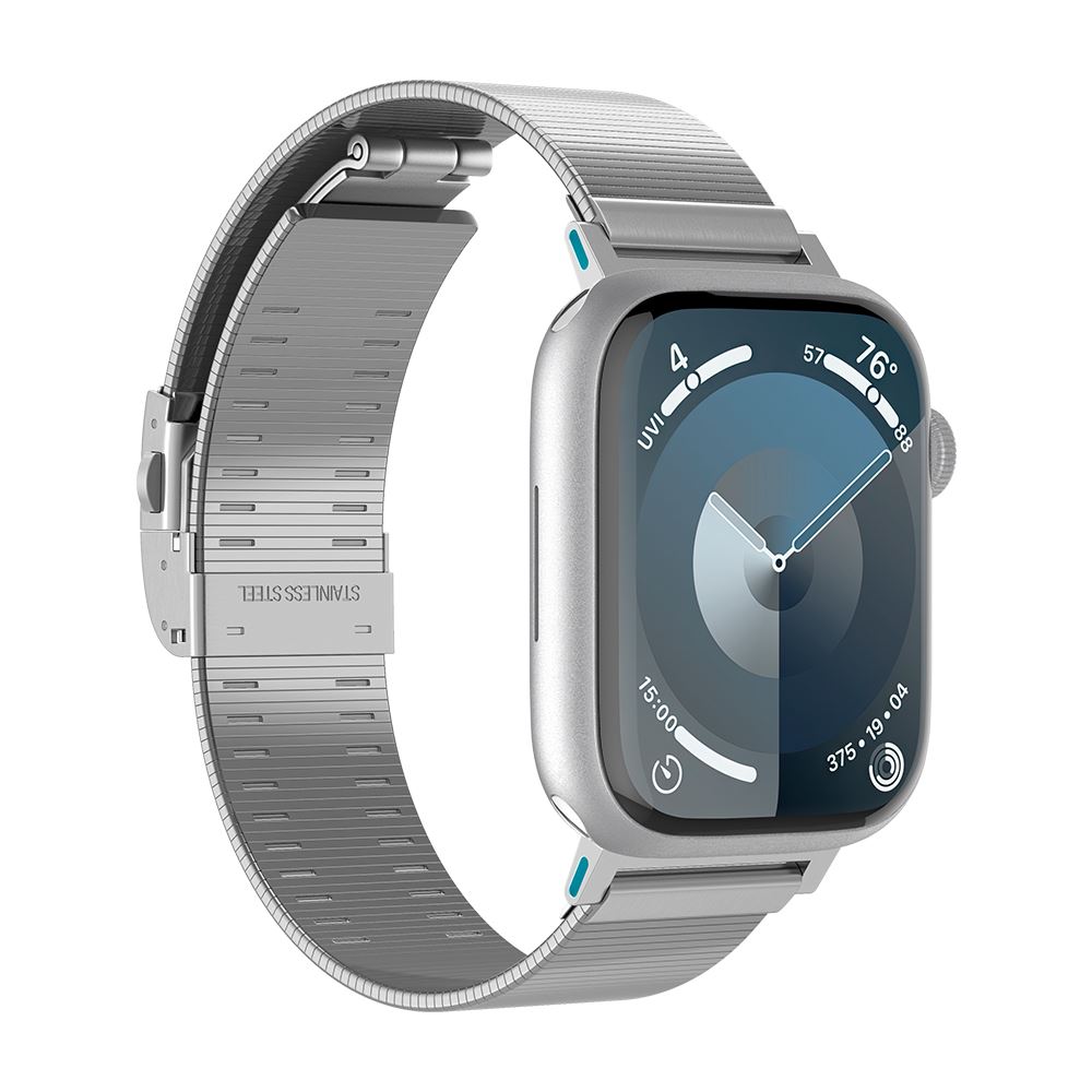 Spigen Sleek Link, silver - Apple Watch 49mm/46mm/45mm/44mm/42mm (5)