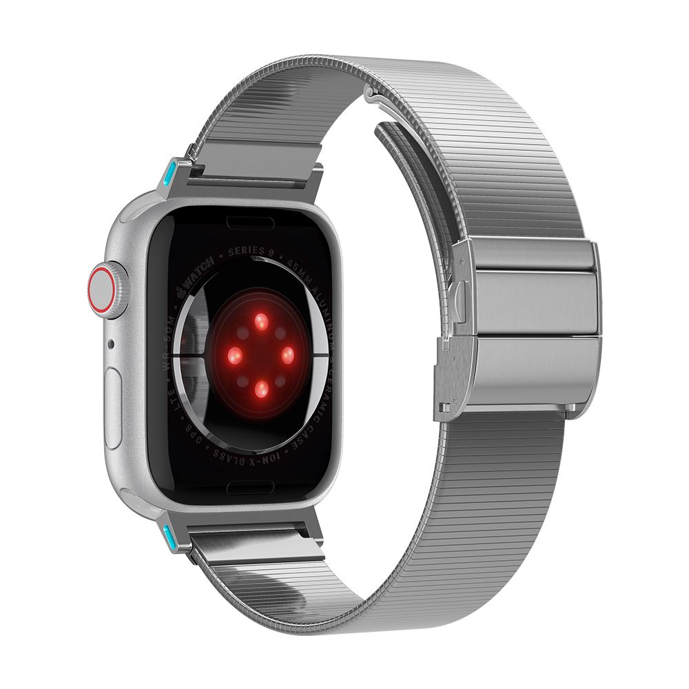 Spigen Sleek Link, silver - Apple Watch 49mm/46mm/45mm/44mm/42mm (6)