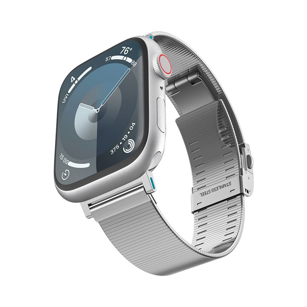 Spigen Sleek Link, silver - Apple Watch 49mm/46mm/45mm/44mm/42mm (9)