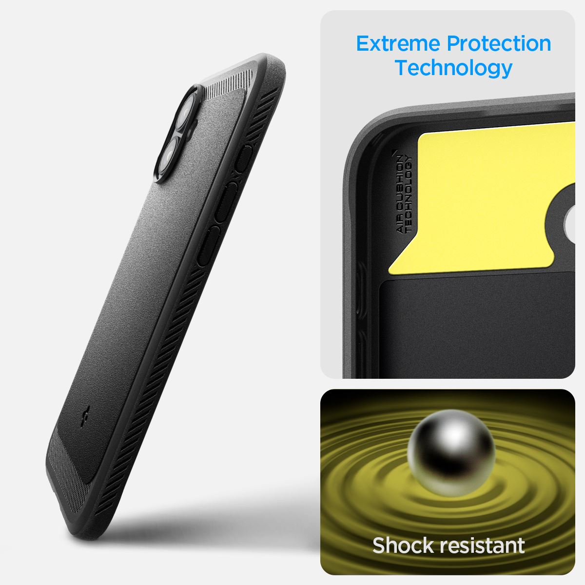 Spigen Rugged Armor MagSafe, matte black - iPhone 16 Plus (10)