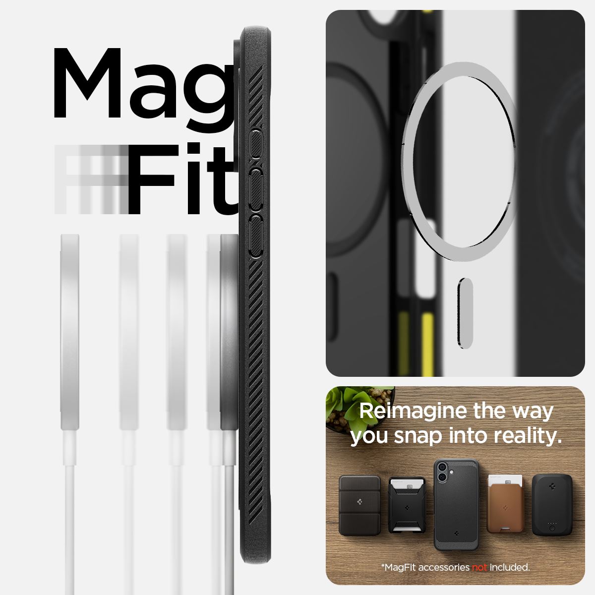 Spigen Rugged Armor MagSafe, matte black - iPhone 16 Plus (12)