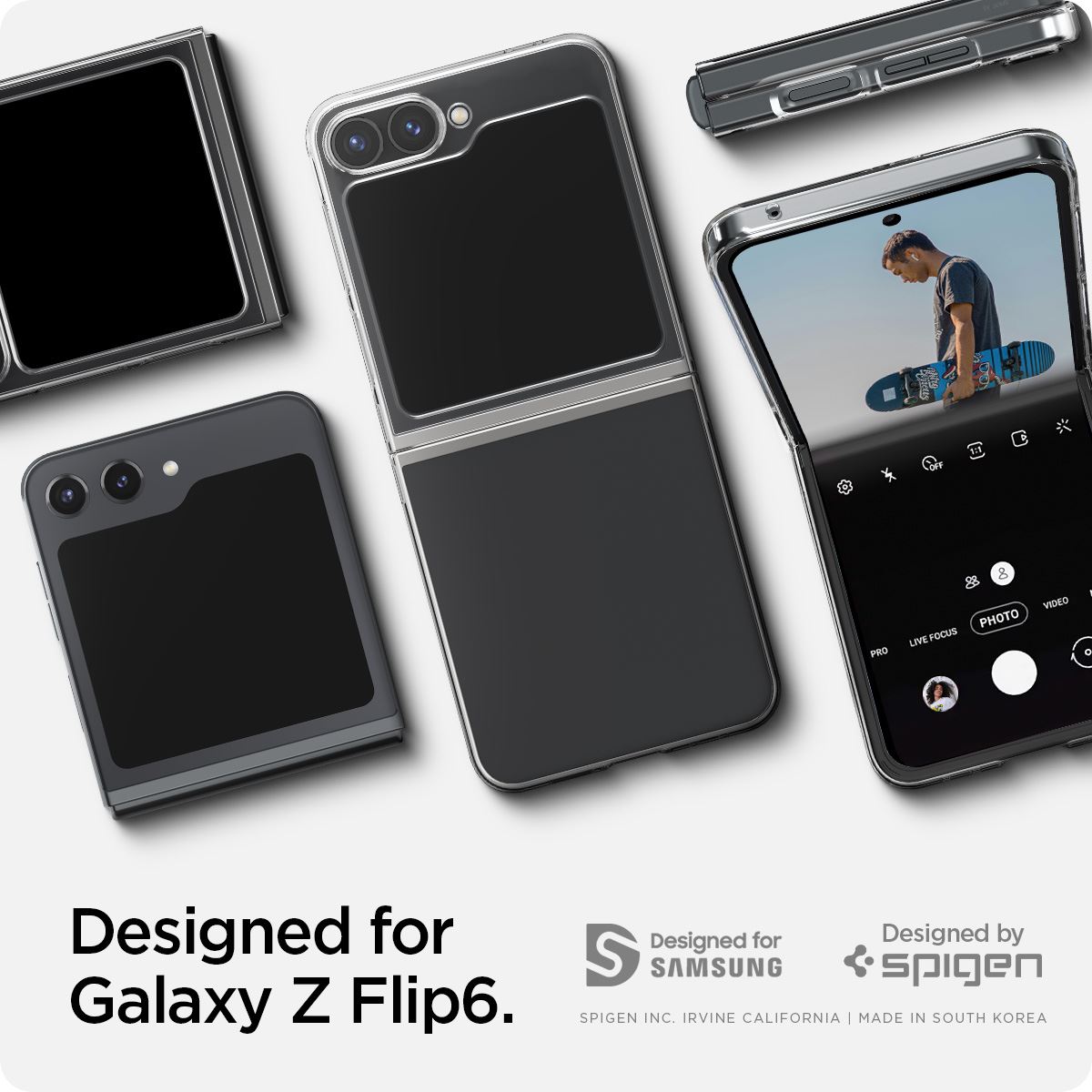 Spigen Air Skin, crystal clear - Samsung Galaxy Z Flip6/7 FE (14)