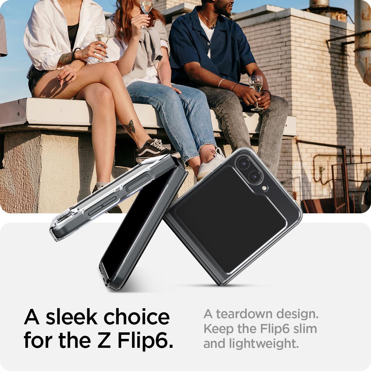 Spigen Air Skin, crystal clear - Samsung Galaxy Z Flip6/7 FE (15)