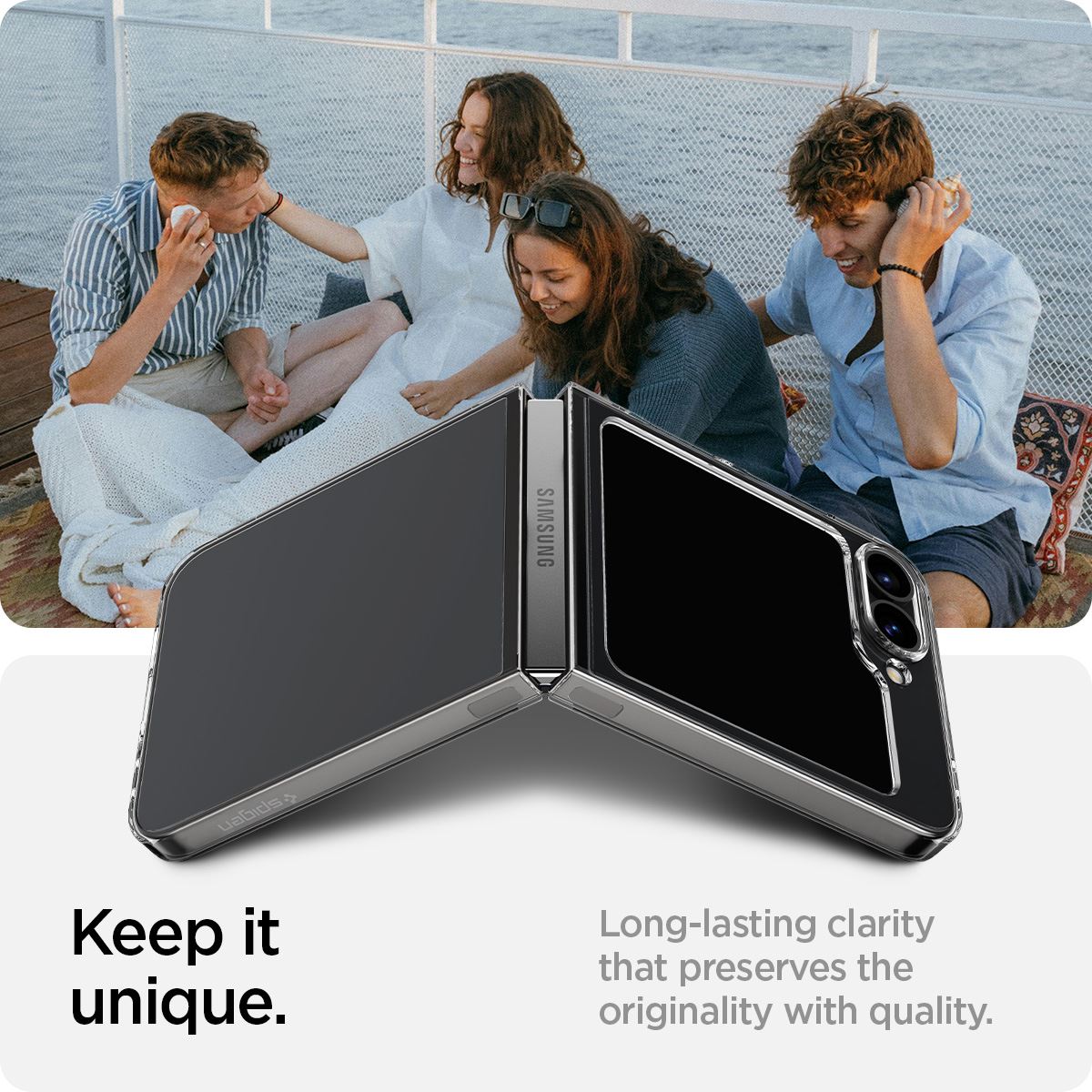 Spigen Air Skin, crystal clear - Samsung Galaxy Z Flip6/7 FE (17)