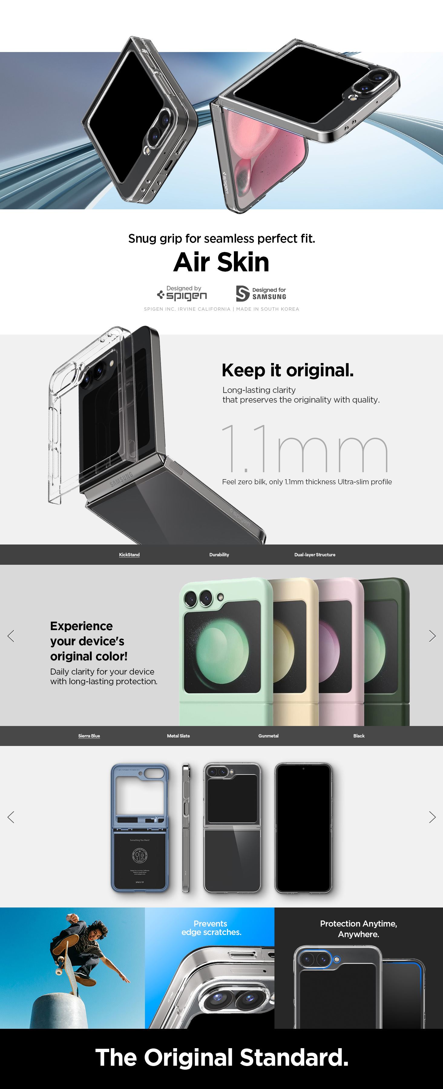 Spigen Air Skin, crystal clear - Samsung Galaxy Z Flip6/7 FE (20)