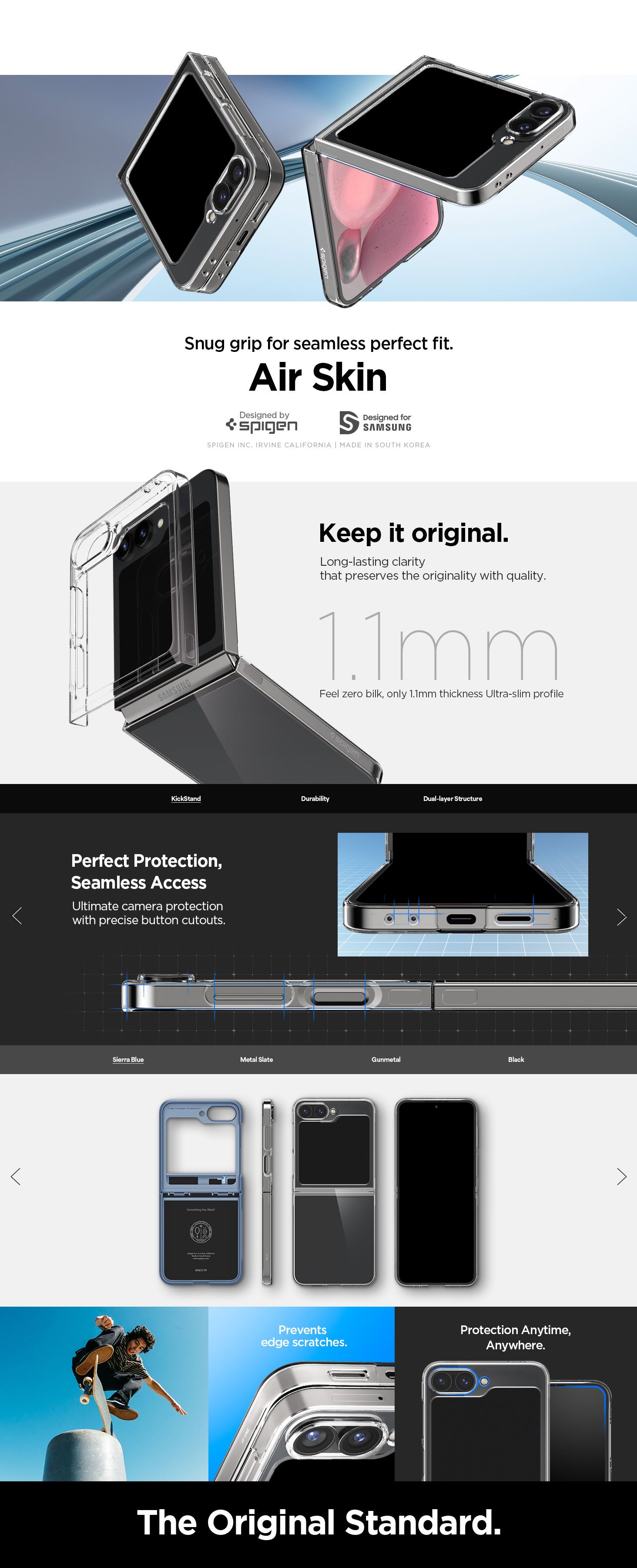 Spigen Air Skin, crystal clear - Samsung Galaxy Z Flip6/7 FE (22)