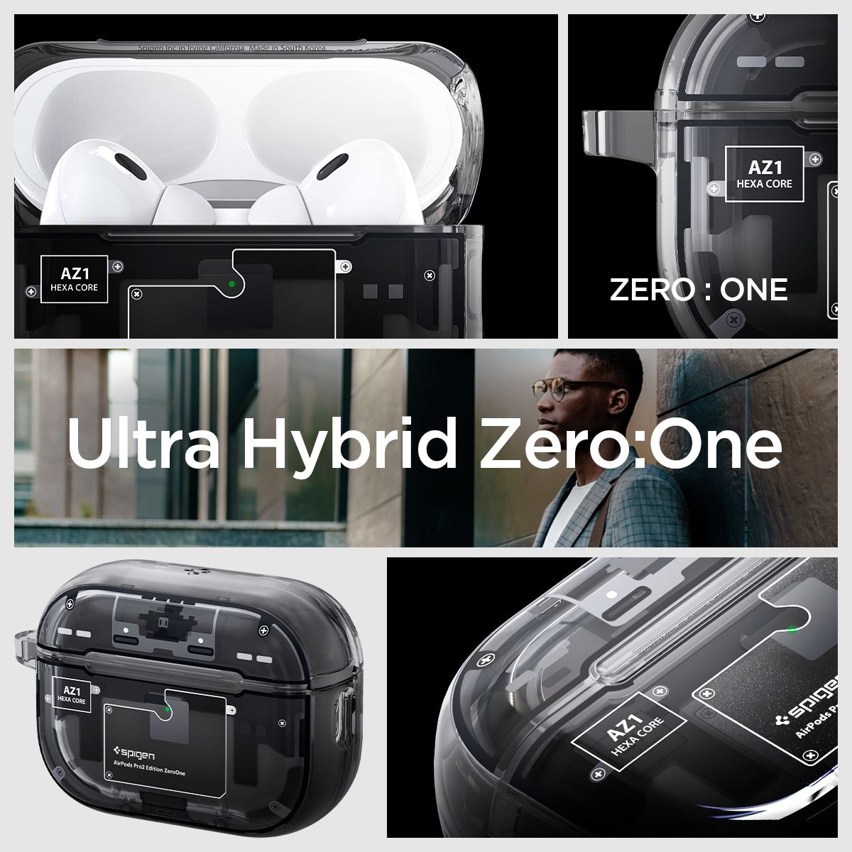 Spigen Ultra Hybrid, zero one - Apple AirPods Pro 2 (10)