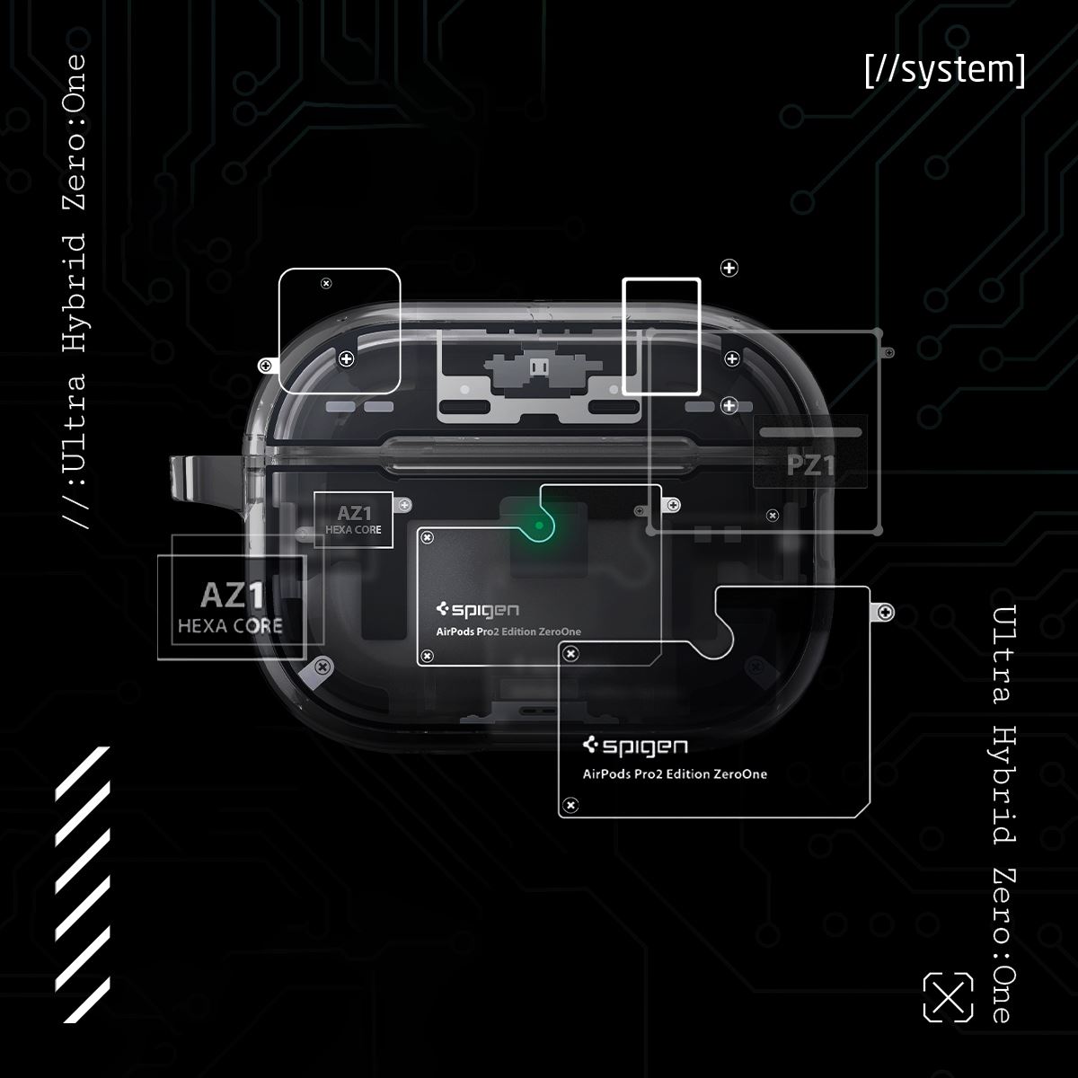 Spigen Ultra Hybrid, zero one - Apple AirPods Pro 2 (11)