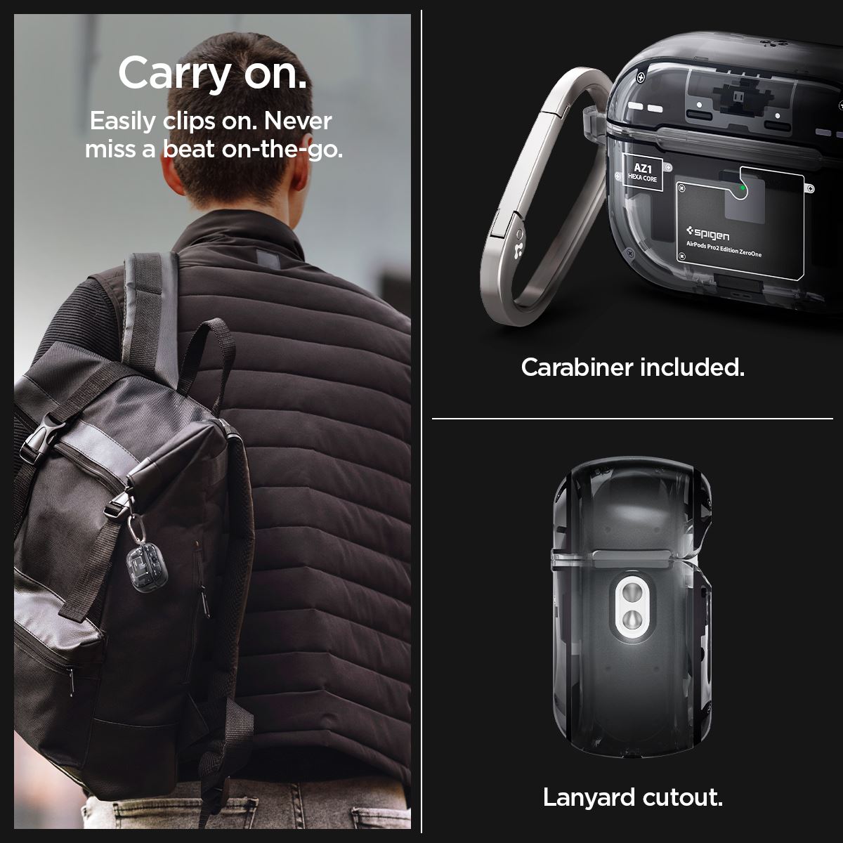 Spigen Ultra Hybrid, zero one - Apple AirPods Pro 2 (14)