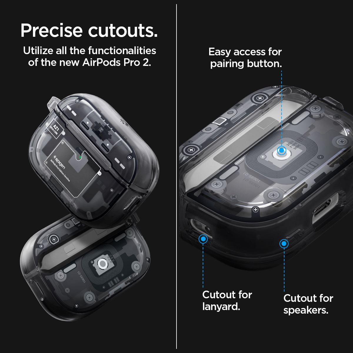 Spigen Ultra Hybrid, zero one - Apple AirPods Pro 2 (16)