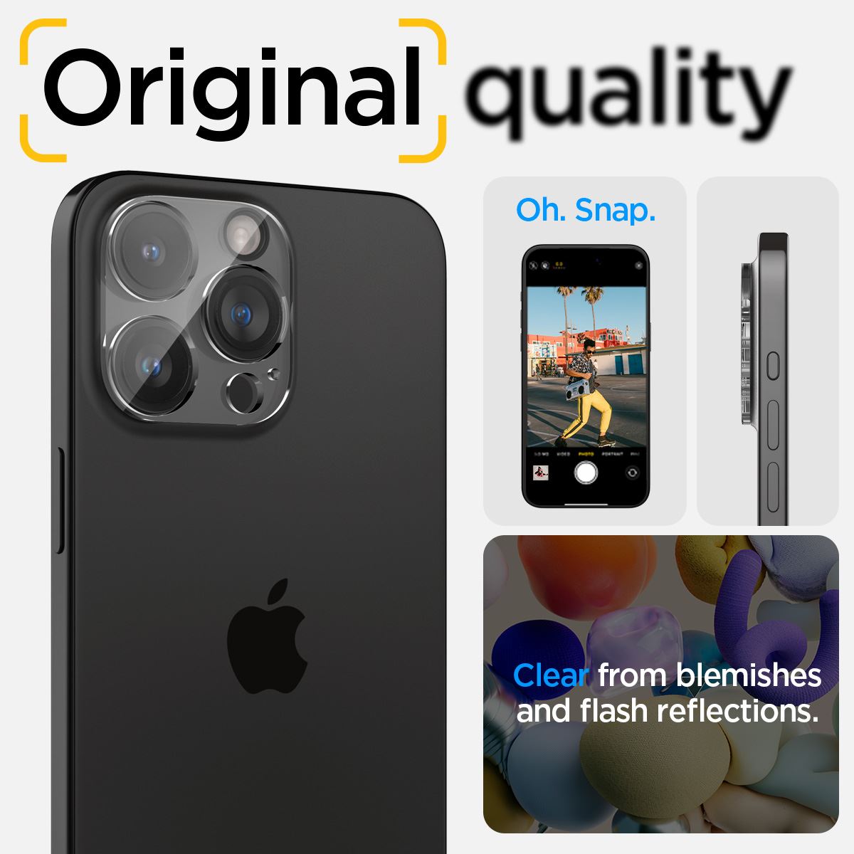 Spigen Glass tR Optik 2 Pack, crystal clear - iPhone 16/15/14 Pro / 16/15/14 Pro Max (10)