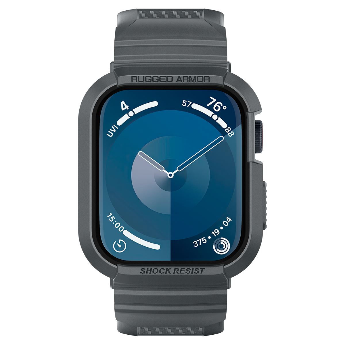 Spigen Rugged Armor Pro, dark gray - Apple Watch 45mm/44mm (2)