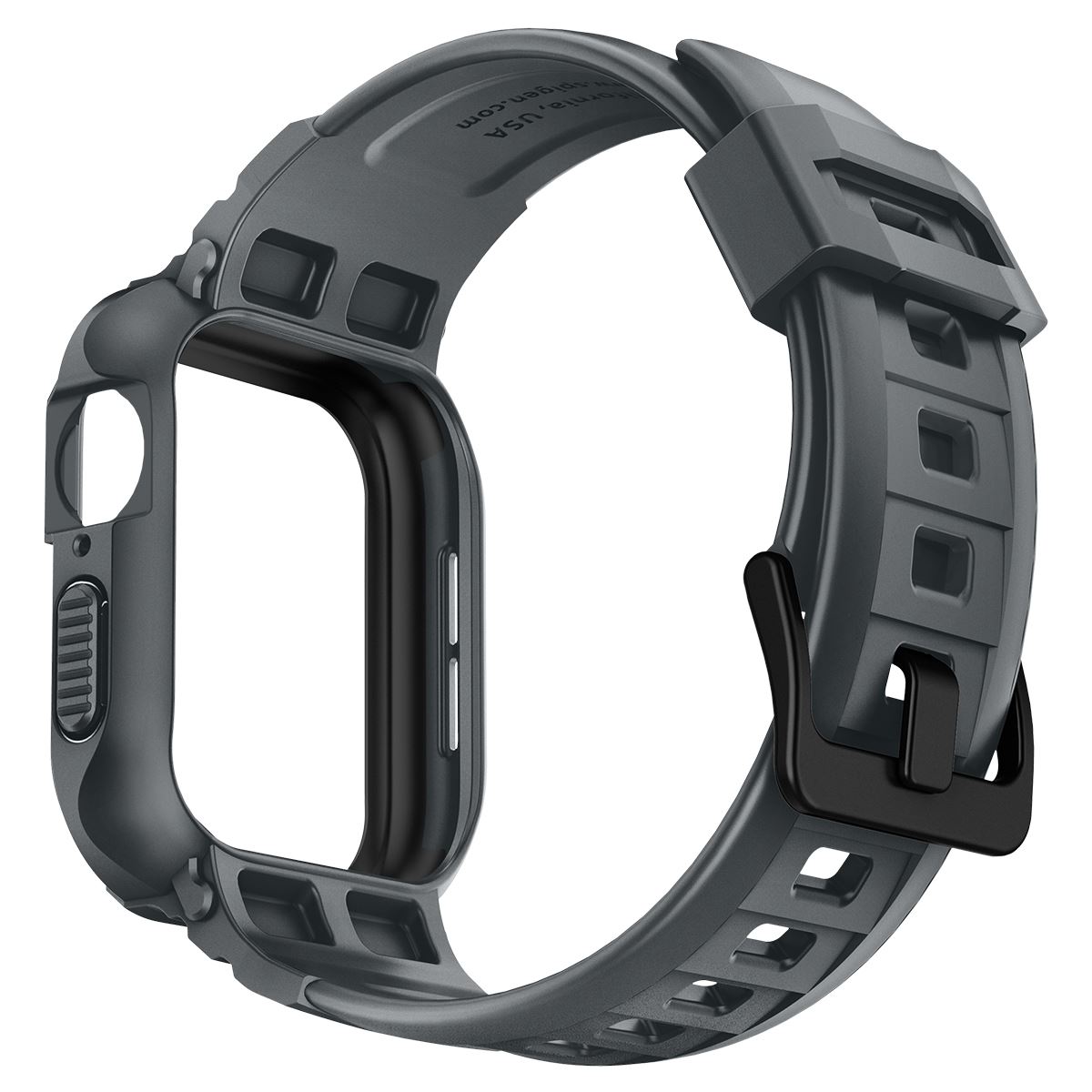 Spigen Rugged Armor Pro, dark gray - Apple Watch 45mm/44mm (6)