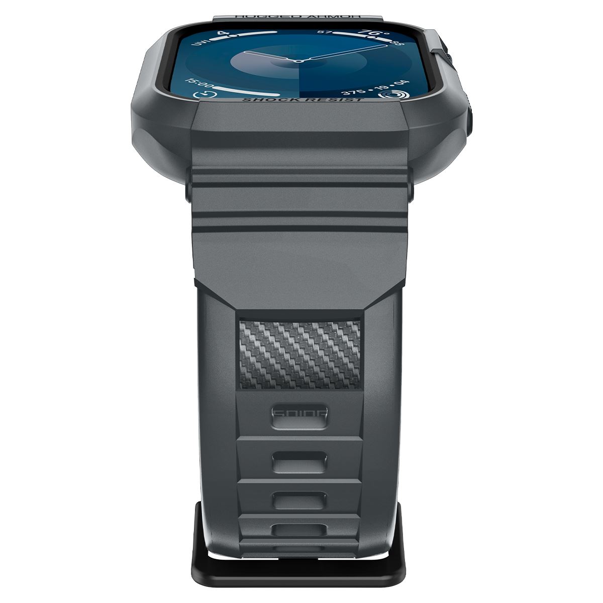Spigen Rugged Armor Pro, dark gray - Apple Watch 45mm/44mm (7)