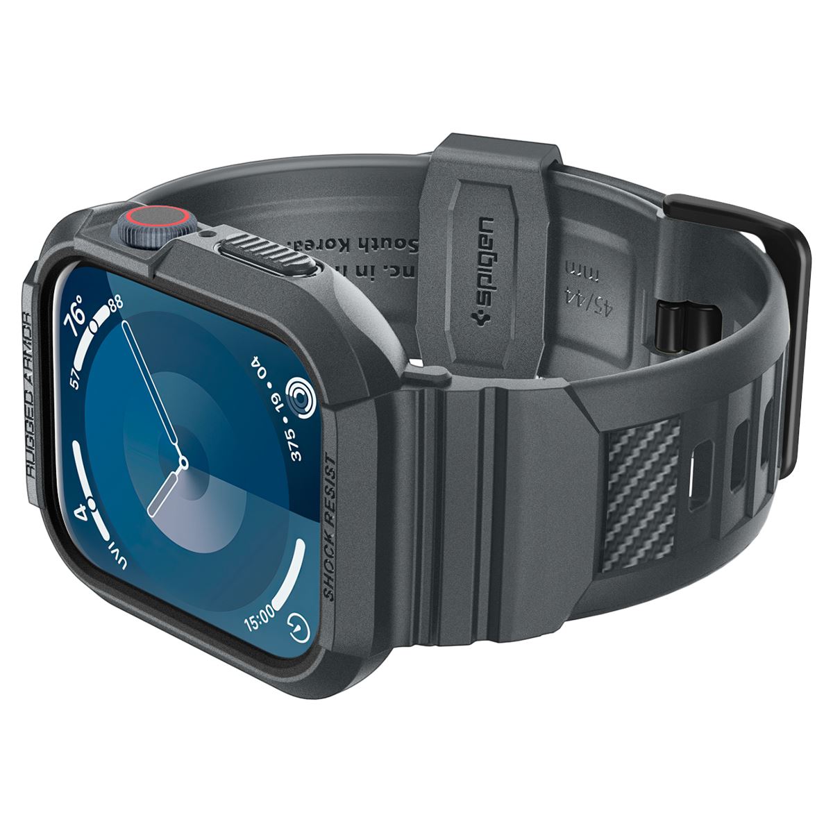 Spigen Rugged Armor Pro, dark gray - Apple Watch 45mm/44mm (8)