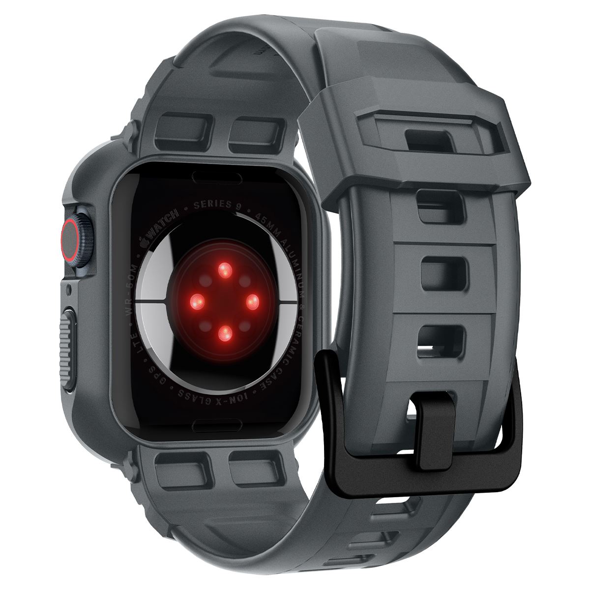 Spigen Rugged Armor Pro, dark gray - Apple Watch 45mm/44mm (9)