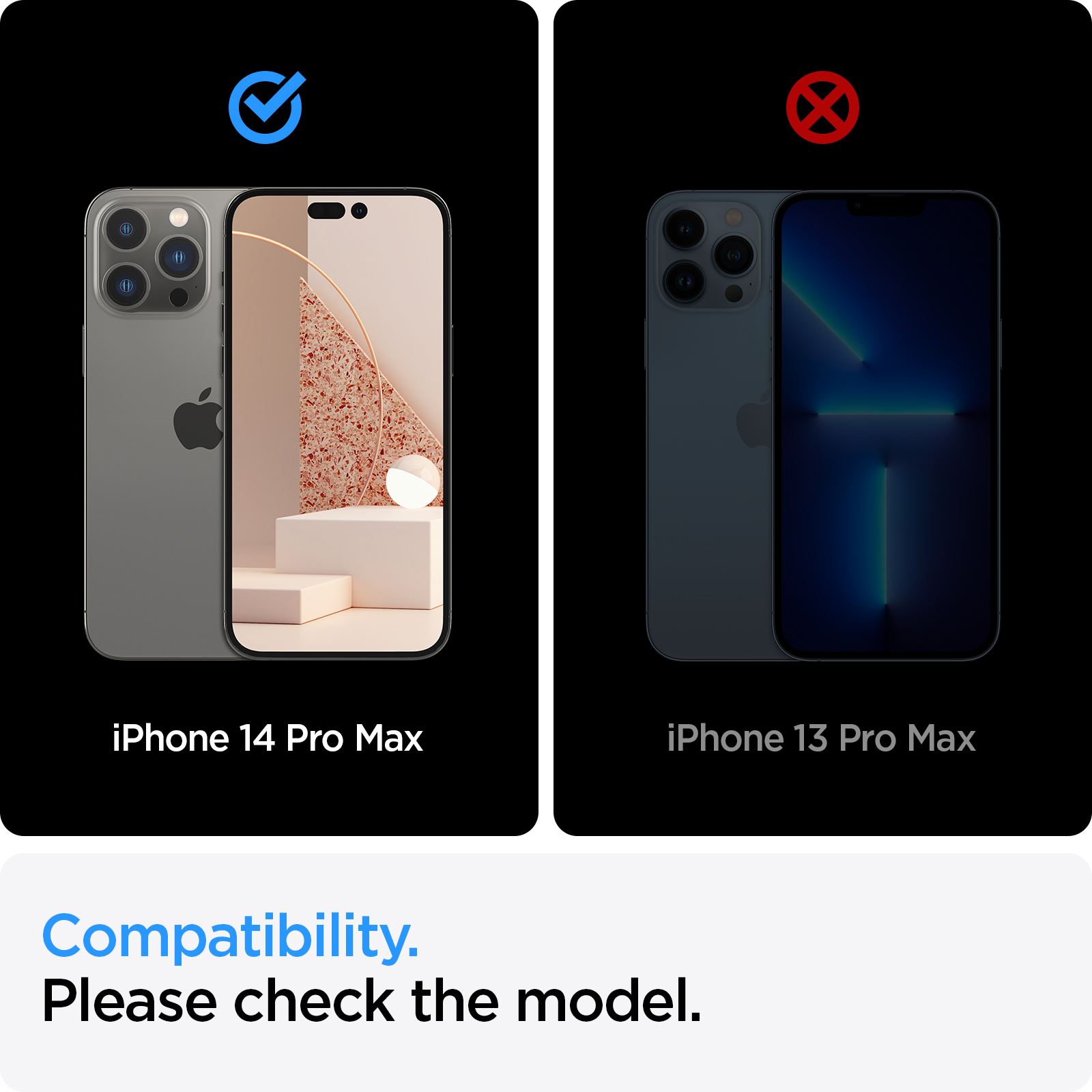 Spigen tR Align Master 2 Pack, FC black - iPhone 14 Pro Max (7)