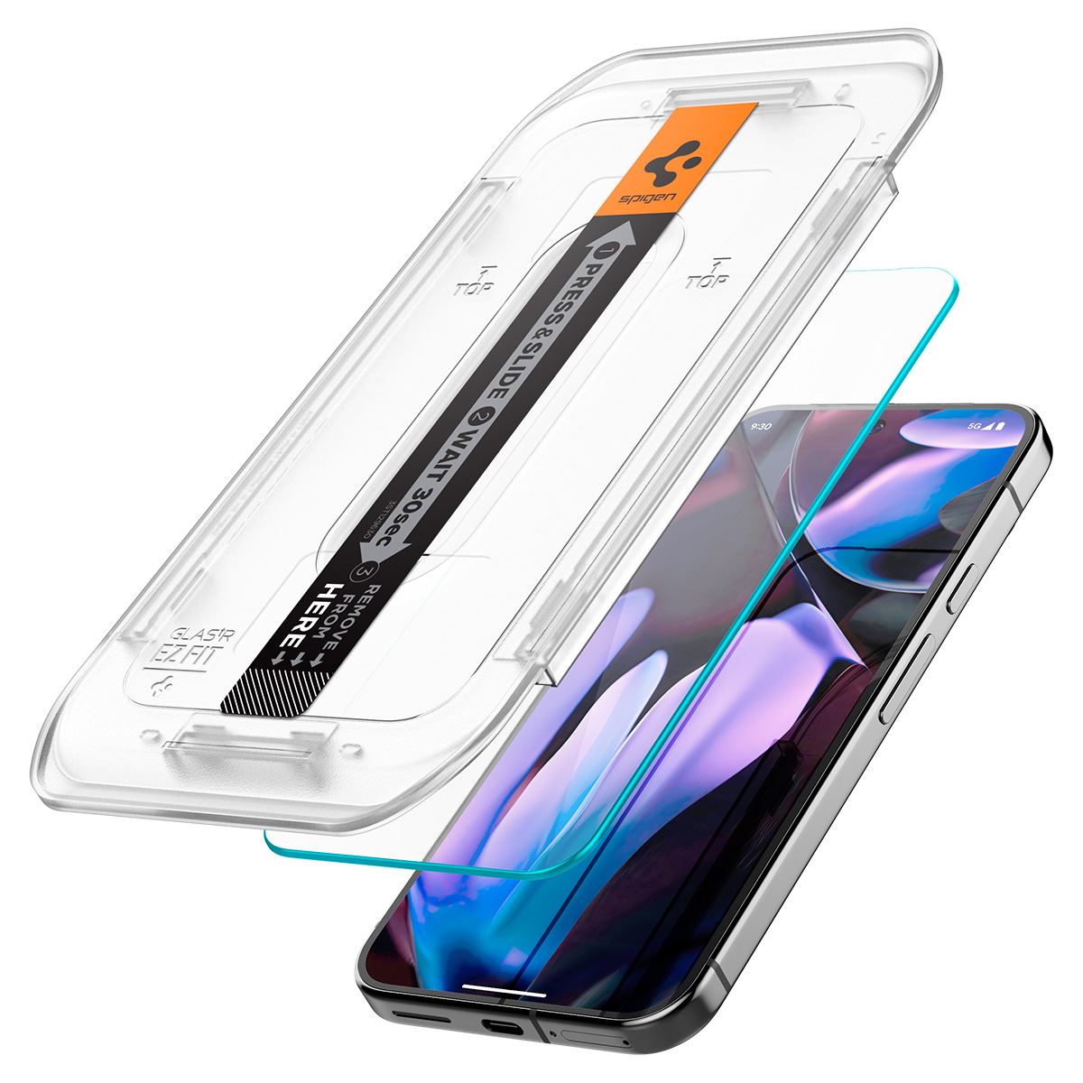 Spigen Glass tR EZ Fit 2 Pack, transparency - Google Pixel 9 Pro/Pixel 9 (2)