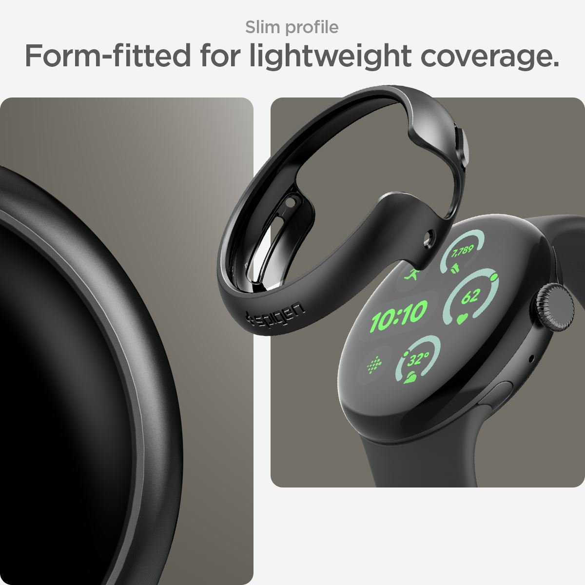 Spigen Thin Fit, black - Google Pixel Watch 3/2/1 (41mm) (15)