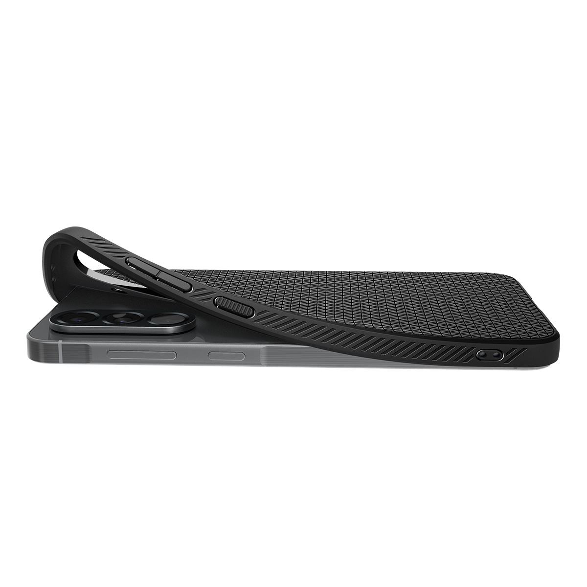 Spigen Liquid Air matte black - Samsung Galaxy A56 5G (11)
