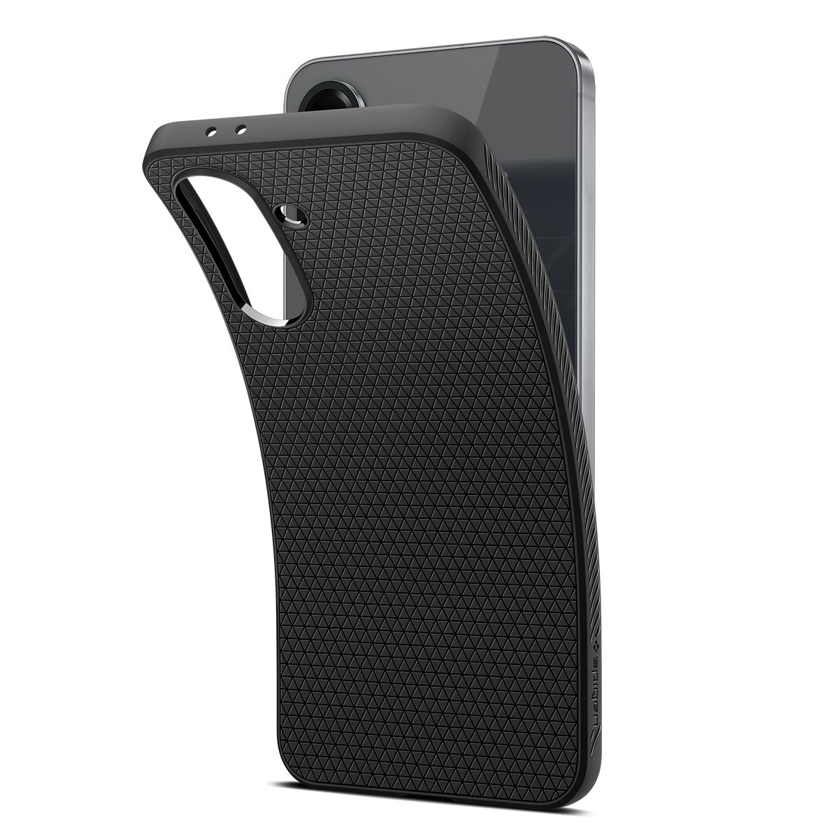 Spigen Liquid Air matte black - Samsung Galaxy A56 5G (7)