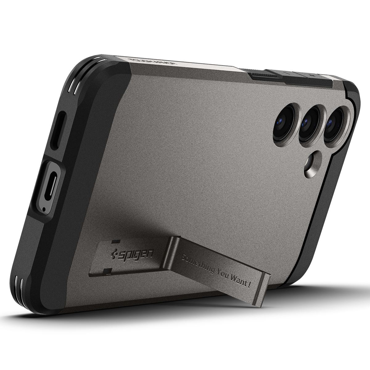 Spigen Tough Armor, gunmetal - Samsung Galaxy S24 (8)
