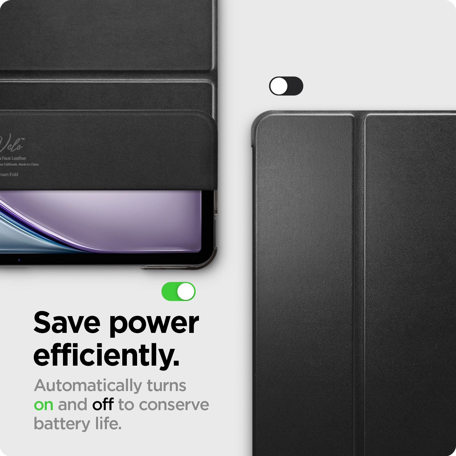 Spigen Smart Fold, black - iPad Air 13" 2024/2025 (10)
