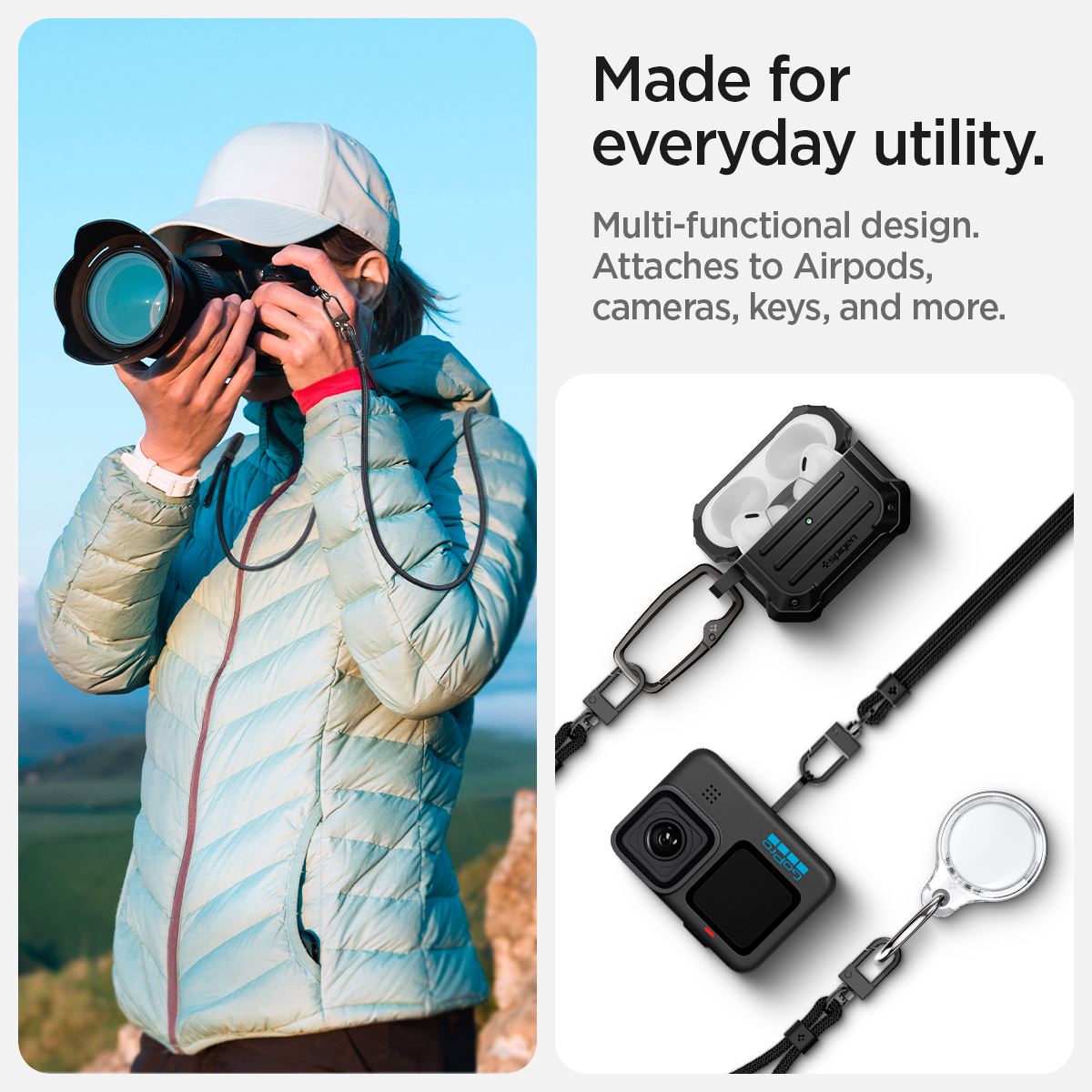 Spigen Crossbody Strap, black (2)