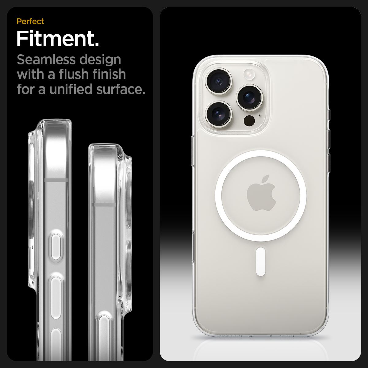 Spigen Thin Fit T MagSafe, clear white - iPhone 16 Pro (13)