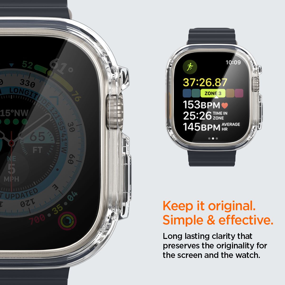 Spigen Ultra Hybrid, clear - Apple Watch Ultra 2/Ultra 49mm (13)